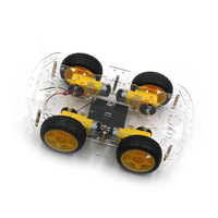 Kit Châssis de Voiture Robot Intelligente 4x4 avec Moteur à Codeur Magnétique Puissant, Simple ou Double Couche, pour Véhicule DIY