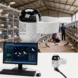 Dispositif de suivi d'<span class=keywords><strong>oiseaux</strong></span> GPS 4G le <span class=keywords><strong>plus</strong></span> petit avec transmetteur en direct, bague anti-perte pour pigeon pour le vol en extérieur - Product Image 2