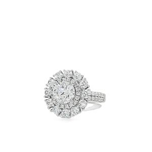 MANWAHYUE-Anillo De Oro Sólido de 18 quilates, anillo de boda de lujo, regalo certificado NGTC - Product Image 3