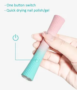 Lámpara de Uñas Portátil con Diseño de Cintura Delgada, Lámpara de Uñas LED Recargable, Mini Lámpara de Uñas UV para Curado de Gel - Product Image 4