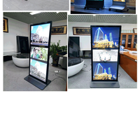 Affichage numérique interactif à écran plein 4K pour la vente en intérieur, écran d'affichage publicitaire vertical, écran LCD ultra fin, affiche