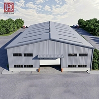 Bâtiment industriel ZTSS à grande portée en structure acier, conception de hangar, entrepôt préfabriqué léger à vendre, norme ASTM, immobilier