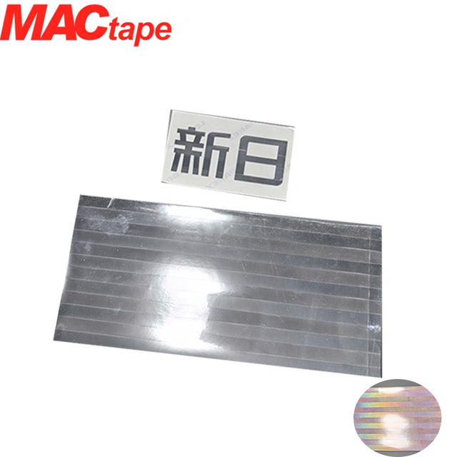 High Gloss Electroplated Film MAC633S Iridescent Holographic Decorative Vinyl Sheet for Sticker & Decal Making