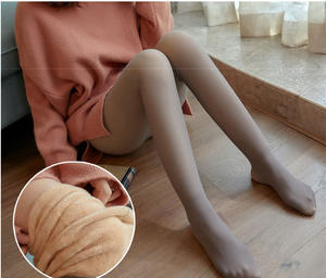 Nuovi pantaloni da donna <span class=keywords><strong>Sexy</strong></span> ad alta elasticità caldi pantaloni invernali spessi più Leggings caldi in pile - Product Image 1