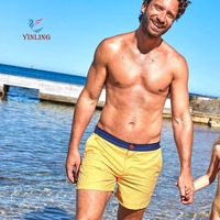 Shorts de bain pour hommes avec logo personnalisé, shorts de sport pour hommes, shorts de course, shorts de surf unis pour hommes