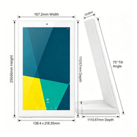 10.1-Inch 16:10 Black RK3568 Android 11/13 L-Type Desktop Touch Screen POS Terminal Kiosk PoE USB/RJ45/DC Interfaces OEM/ODM