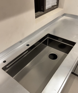 Personalizzazione di Fabbrica Mobili da Cucina in Acciaio Inossidabile di Alta Qualità Elevato Livello Estetico Facili da Pulire e Resistenti all'Umidità - Product Image 5