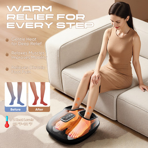 Electric <b>Foot</b> <b>Massager</b> Full Coverage With Heat For <b>Feet</b> And Legs Touchscreen Control Plug In - Product Image 1