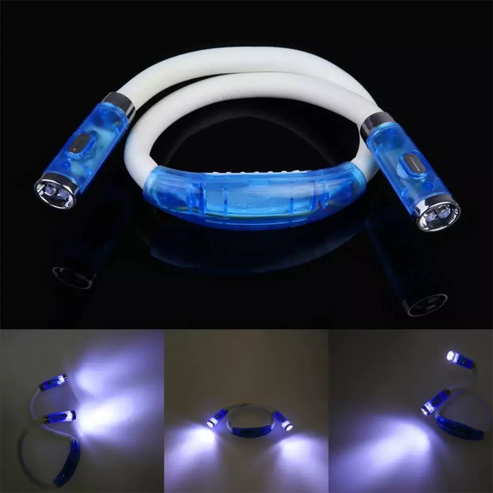 LED Neck Reading Light Flexible Soft Silicone Arms Hug Neck Book Light - Alite ML997