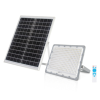 Reflector LED Solar para Exteriores, Impermeable, de Aluminio, 50W 100W 200W 300W 500W, Clasificación IP65, para Iluminación de Jardines y Calles