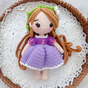 وصل حديثًا كروشيه مصنوع يدويًا بحجم مخصص لعبة أميغورومي على طراز الكرتون الناعم للفتيات هدية مثالية للأطفال - Product Image 3