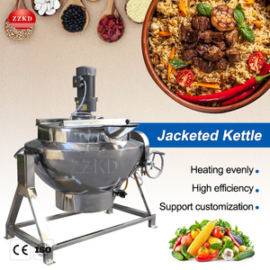 Stainless <b>Steel</b> Jacketed <b>Kettle</b> 50L for Candy Making and Sugar Boiling Equipment - Product Image 2