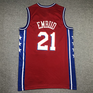 Maillot de basketball rétro pour homme 2026, style moderne, cousu, VJ Edgecombe, Jared <span class=keywords><strong>McCain</strong></span>, Joel Embiid, Allen Iverson, Tyrese Maxey, Tailles S-2XL - Product Image 5