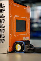 Machine de nettoyage au laser à fibre refroidie par air portable pour l'élimination de la rouille sur le métal, le bois et la pierre, puissance maximale de 200W-500W, garantie de 3 ans