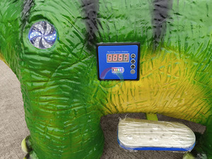 Amusement Playground Coin Operation Children Kids Racing Game Cartoon Dinosaur Battery Ride Car - Product Image 6