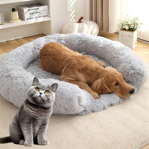 Soft <span class=keywords><strong>Plush</strong></span> Pet Sofá-cama Almofada Várias Cores Clássico Ninho Quente para Cães e Gatos Elegante Animal Kennel Pet Supplies - Product Image 3