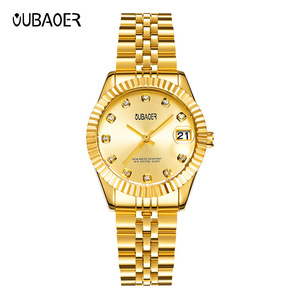 Oubaoer Sang Trọng Đồng Hồ Giản <span class=keywords><strong>D</strong></span>ị Hàng Đầu Thời Trang Vuông Quay Số Thép Không Gỉ Nam Đồng Hồ Sáng Phụ Nữ Không Thấm Nước Đồng Hồ - Product Image 2