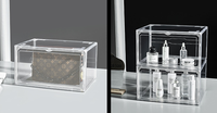 Lavinia Baskets en plastique transparent Boîtes de rangement empilables pour chaussures Tiroir en plastique à l'avant Boîte à chaussures magnétique en gros