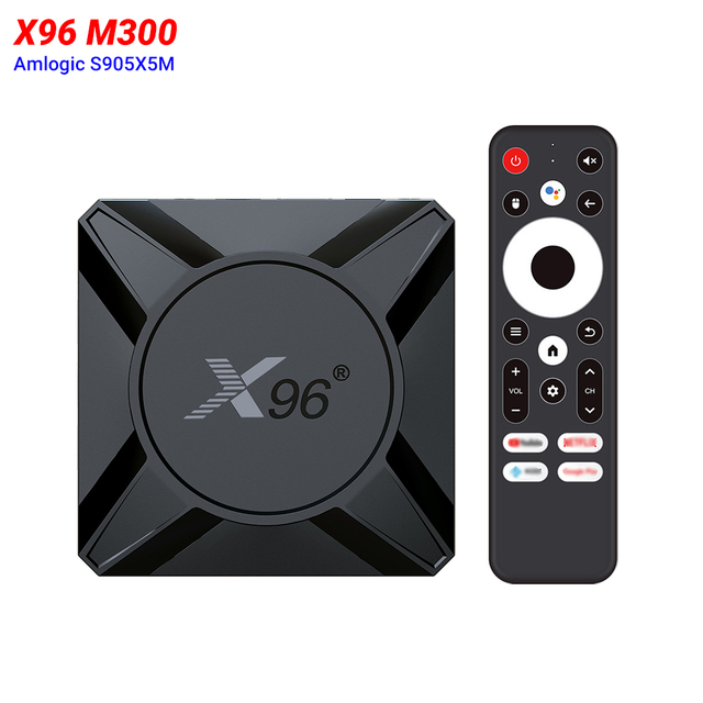 X96 M300 Amlogic S905X5M Android 14.0 Media Player 4K Support 2.4G/5G WiFi 1000M Ethernet BT5.X 4K*2K UHD Output AV1