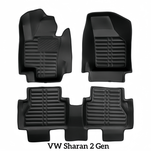 Tapis de sol de voiture antidérapants de haute qualité 3D 5D, tapis de voiture, tapis de voiture pour VW Gol Amarok Golf Tiguan Touran <span class=keywords><strong>Sharan</strong></span> Passat - Product Image 1