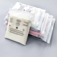 Qualité PE PVC Bio Dégradable T-shirt Sac OEM Imprimé Curseur Zip Emballage Fermeture Éclair Sac En Plastique Pour T-shirt Maillots De Bain Vêtements