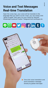 Máquina de traducción multilenguaje YAOJI, traductor inteligente de idiomas de negocios y viajes, dispositivo de traducción inteligente inclinado - Product Image 6