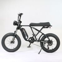 Vélo électrique ODM 48V 500W 7 vitesses, frein à disque, pneus larges 20 pouces, suspension, batterie au lithium, vélo Harley