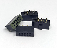 Hauteur 8.55mm Embase femelle 10 broches Double rangée Type droit Pcb Socket connecteur fabricant