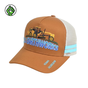 Casquette Trucker 5 Panneaux Personnalisée <span class=keywords><strong>de</strong></span> Haute Qualité pour Hommes, en Tissu Mesh avec Broderie 3D, Idéale pour les Activités <span class=keywords><strong>de</strong></span> Plein Air, la Plage et la Pêche - Product Image 1