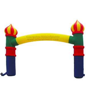 Personalizable al aire libre Material Oxford inflable entrada arco evento publicidad Navidad carrera inicio/línea <span class=keywords><strong>de</strong></span> meta soplador - Product Image 6