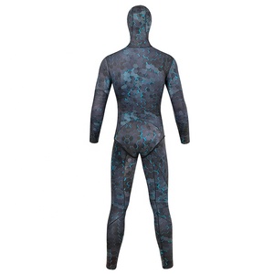 DIVESTAR Custom Top and Pants 3mm CR Neopreno Impermeable Recubierto de titanio Trajes de pesca submarina para hombres y mujeres - Product Image 4
