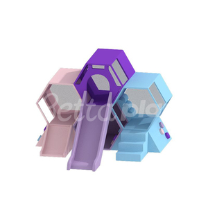 Bettaplay mềm chơi bộ đỏ chữa cháy xe tải mềm chơi leo núi Bộ cho sân chơi trẻ em trong nhà - Product Image 4