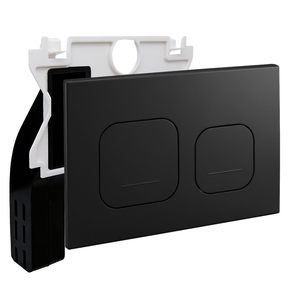 Plaque de chasse WC à double chasse Sigma Delta Duofix 115610001 pour réservoir encastré, fente d'arrivée 246x164mm, compatible Geberit - Product Image 1