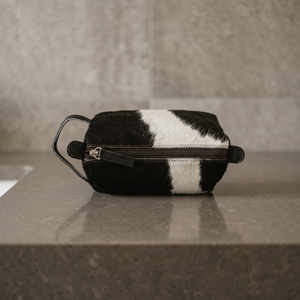 Large Capacity Cowhide <b>Makeup</b> Organizer Bag Eco-Friendly Hanging Cosmetic <b>Case</b> with Custom Logo - Product Image 2