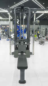 थोक जिम उपकरण उच्च स्तरीय अनुकूलित रंग वाणिज्यिक रोसेन फिटनेस पिन लोड किए गए मल्टी-जंगल 8 स्टेशन बॉडी बिल्डिंग के लिए - Product Image 5