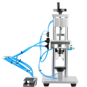 Semi automatic electric bottle making machine crimping perfume bottle capping machine