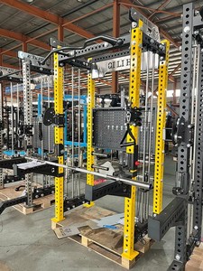 Squat Power Cage Rack, Máquina de Entrenamiento Funcional, Pila de Pesas Smith de 75 kg, Equipo de <span class=keywords><strong>Gimnasio</strong></span> <span class=keywords><strong>para</strong></span> Tríceps, Equipo <span class=keywords><strong>para</strong></span> el Hogar - Product Image 2