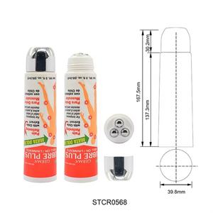 Envase de Plástico Vacío de 20 ml con Roll-on, Botella Blanca con Roll-on, Logotipo Personalizado, Envases de Tubo de Plástico - Product Image 2