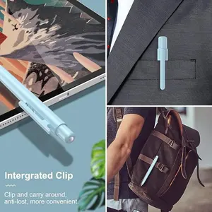 MoKo-Funda retráctil para bolígrafo de PC, funda resistente con clip para lápiz de Apple, segunda generación, iPad Air, 5. ª/4. ª generación