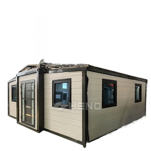 Maisons préfabriquées en conteneurs extensibles de 20 pieds, personnalisables, maisons de luxe de 40 pieds, 3 chambres, pliables, transportables - Product Image 1