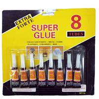 Usine en gros puissance séchage rapide 12 Pack Chine Silicone cyanoacrylate Super colle 5g pour l'étanchéité