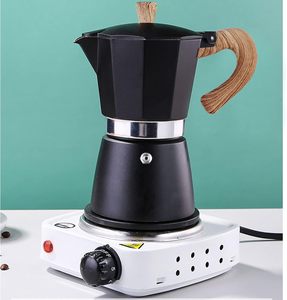 Bình pha cà phê Moka bằng nhôm Ý di động 150ml, 3 tách, dùng trên bếp, máy pha cà phê <span class=keywords><strong>Espresso</strong></span>, máy pha cà phê kiểu Percolator, máy pha cà phê <span class=keywords><strong>Espresso</strong></span> bằng kim loại - Product Image 1