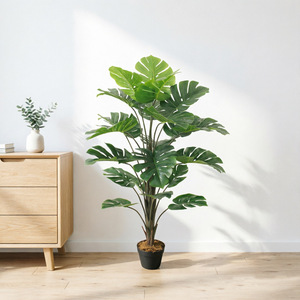 优质仿真龟背竹叶植物仿真树户外装饰 - Product Image 3