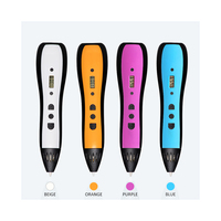 Stylo 3D intelligent avec écran Lcd, vente en gros, jouets, Design personne, dessin animé, cadeau, stylo Doodle, avec écran Lcd, livraison gratuite