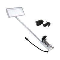Lampe de stand d'exposition à pince SLT, éclairage LED pour stand, lumière à bras long pour bannière pop-up SL-026-08-42L