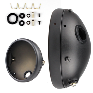 Boîtier de <span class=keywords><strong>phare</strong></span> LED pour moto, 7 pouces, rétro, modifié, base de <span class=keywords><strong>phare</strong></span> LED, coque de <span class=keywords><strong>phare</strong></span> LED, coque de <span class=keywords><strong>phare</strong></span>, couvercle de <span class=keywords><strong>phare</strong></span> - Product Image 2