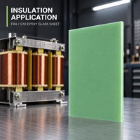 Planche en fibre de verre vert clair LEADWIN avec résine époxy pour l'isolation des équipements électriques