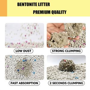 Premium Eco-Friendly Biodegradable Flushable <b>Ball</b> Shape Strong Clumping Dust-Free Easy Clean <b>Clay</b> Bentonite Cat Litter - Product Image 3