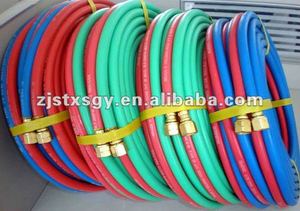 Высококачественный 300psi EPDM Резиновый двойной сварочный шланг 1/4 "X100FT с 9/16" BB фитинги для североамериканского рынка - Product Image 4