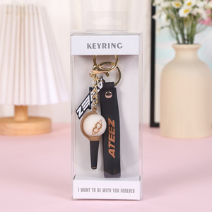 Kpop straykids ateez riize illit ánh sáng dính 3D Silicone Keychain babymonster zb1 hai lần I-DLE Astro Got7 Keyring Túi Mặt dây chuyền chìa khóa - Product Image 3